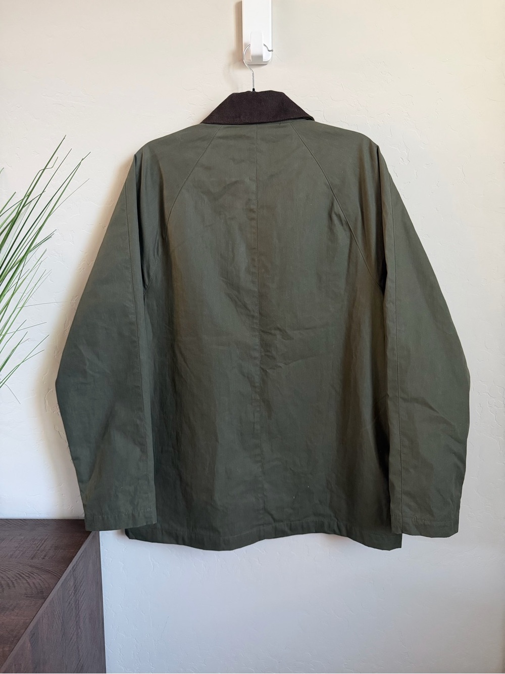 J.Crew Factory Heritage Barn Jacket Olive Cord Collar Men’s S NWT - Picture 2 of 6